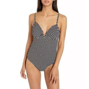 polka dot one piece